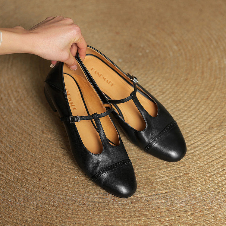 Laluna® | Echte Leren Flats