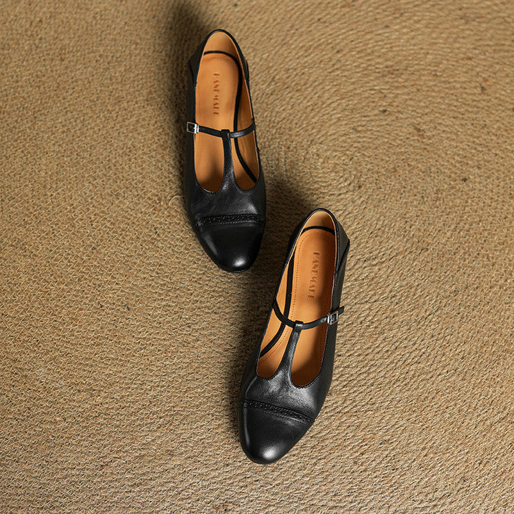 Laluna® | Echte Leren Flats