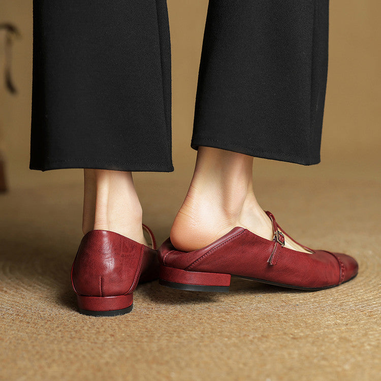 Laluna® | Echte Leren Flats
