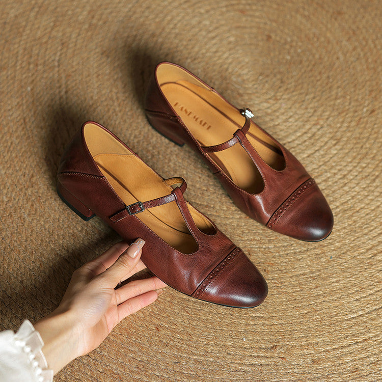 Laluna® | Echte Leren Flats