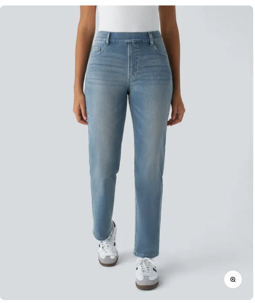 Lotte | Elastische en comfortabele broek met hoge taille