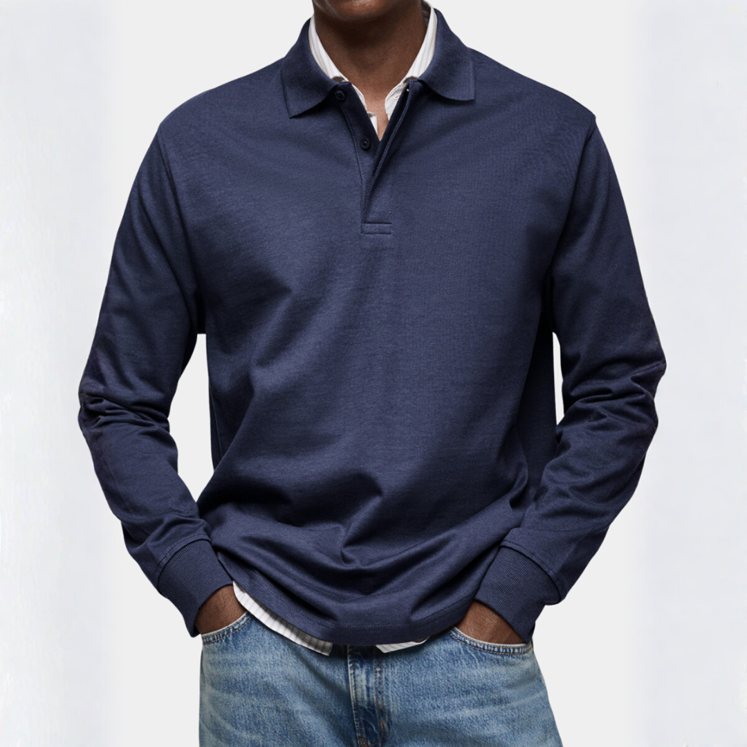 Laluna® | Luxe Polo met Lange Mouwen