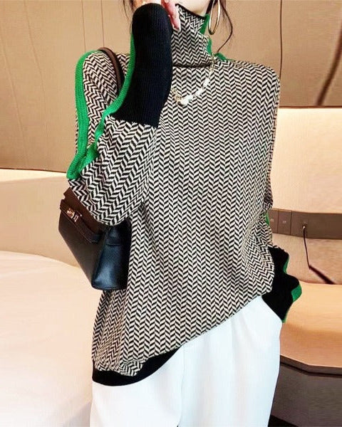 Laluna® | Coltrui met hoge kraag