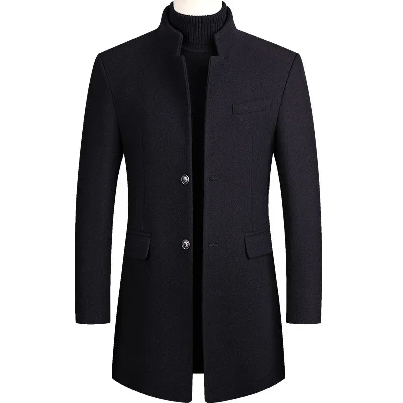 Laluna® | Kasjmier-wollen heren trenchcoat