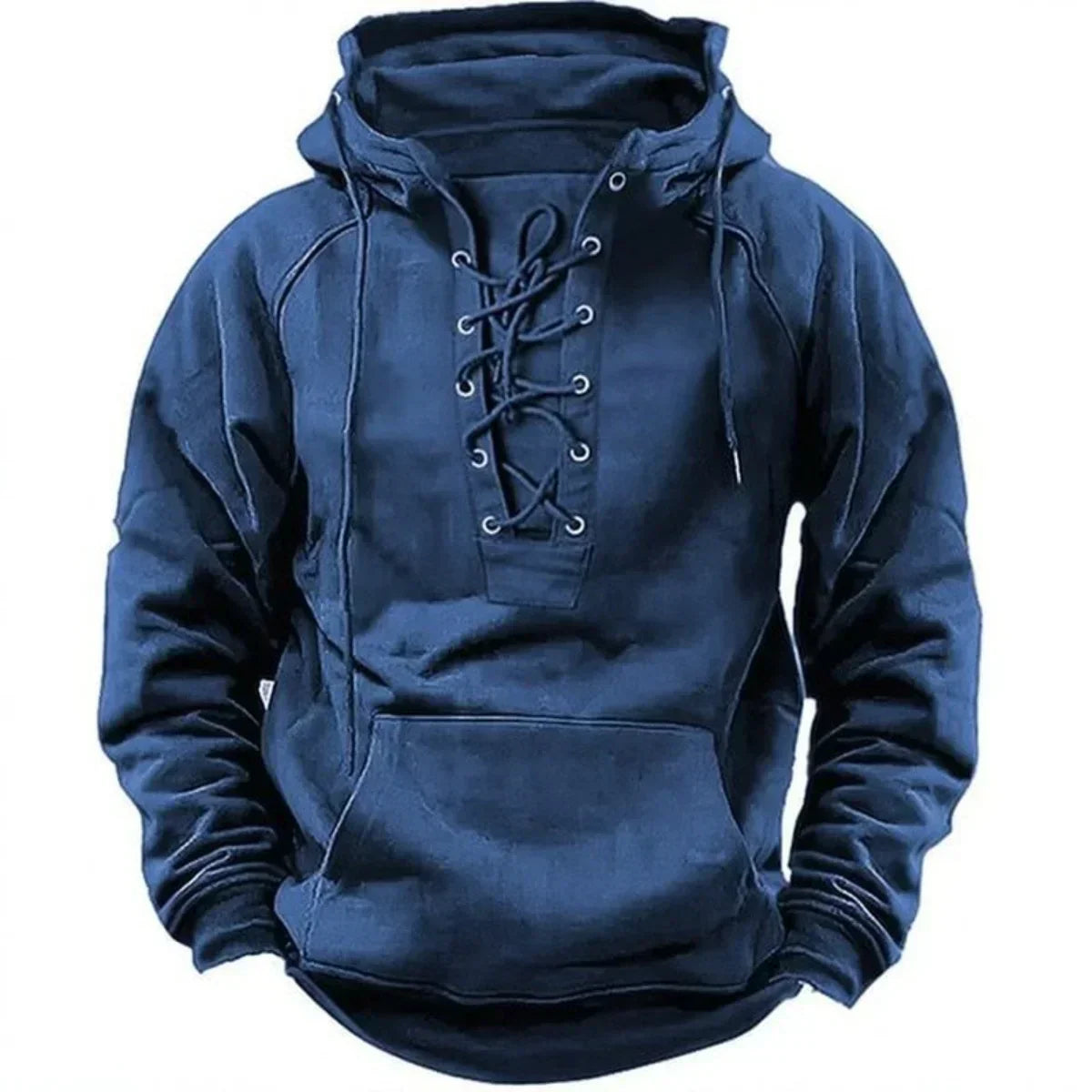 Laluna® | Stijlvolle hoodie met vetersluiting