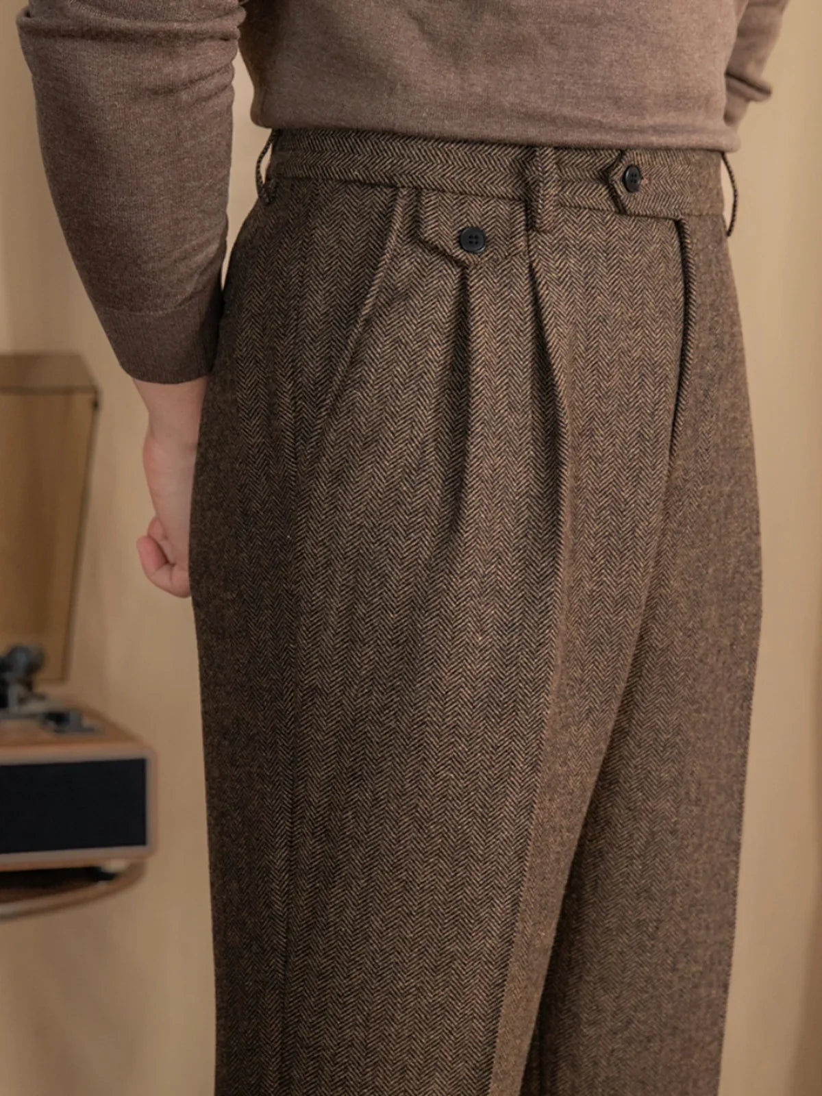 Laluna® | Modieuze Wollen Broek