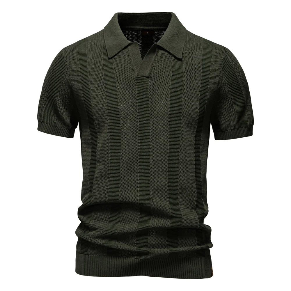 Laluna® | Katoenen Gestreepte Polo