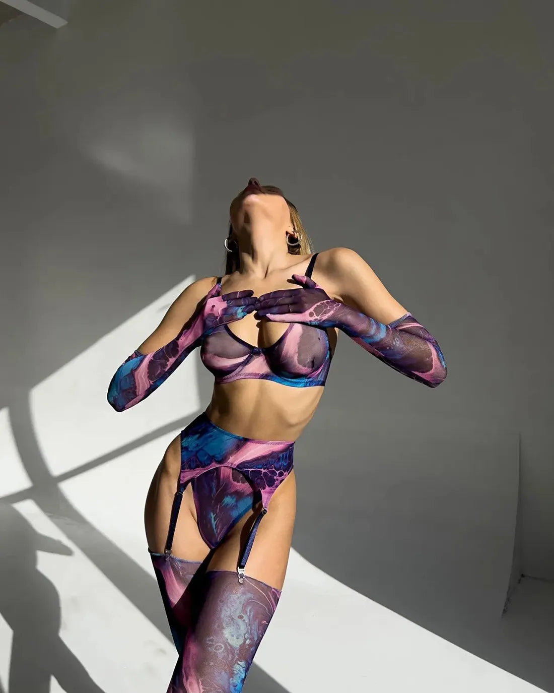 LALUNA® | POPPY TIE DYE LINGERIE SET