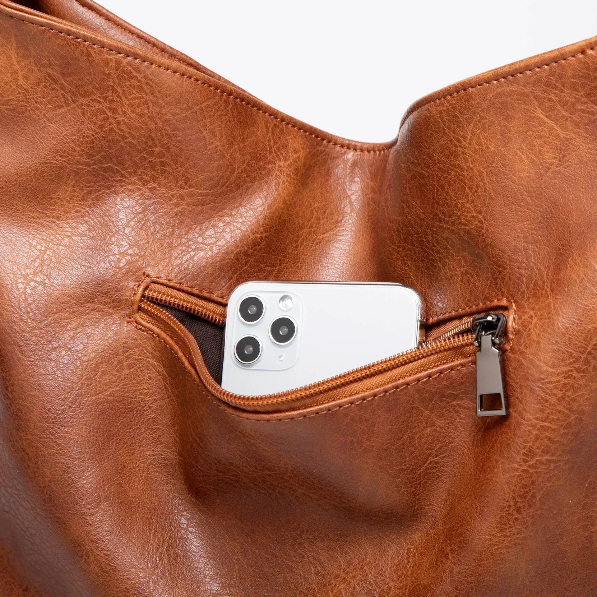 LALUNA® | VINTAGE LEREN TAS