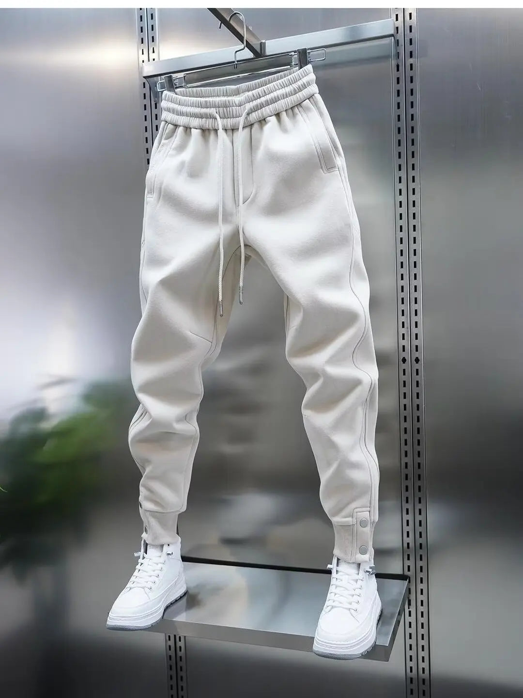 Laluna® | Casual Slim Fit Broek Met Zakken