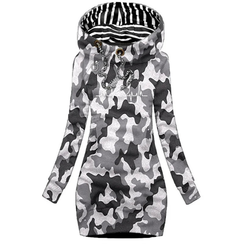 Laluna® | Stijlvolle Lange Winter jurk/trui