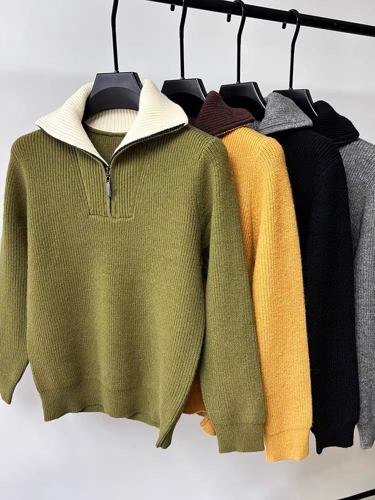 LALUNA® | GERIBBELDE ZIP-UP TRUI