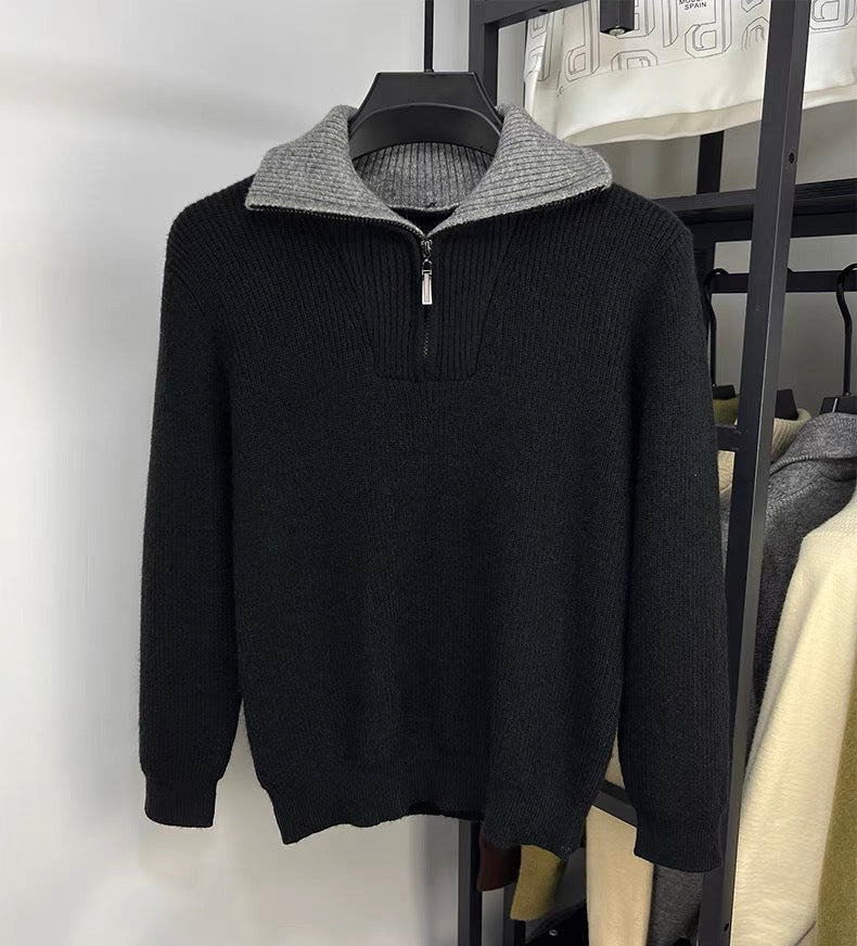 LALUNA® | GERIBBELDE ZIP-UP TRUI