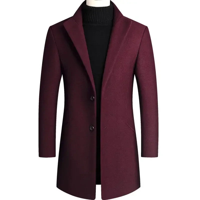 Laluna® | Kasjmier-wollen heren trenchcoat