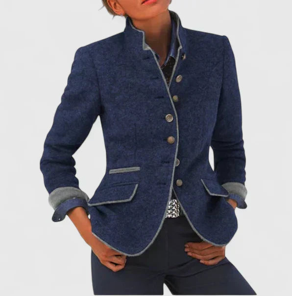 Laluna® | Elegant gestructureerd blazerjasje