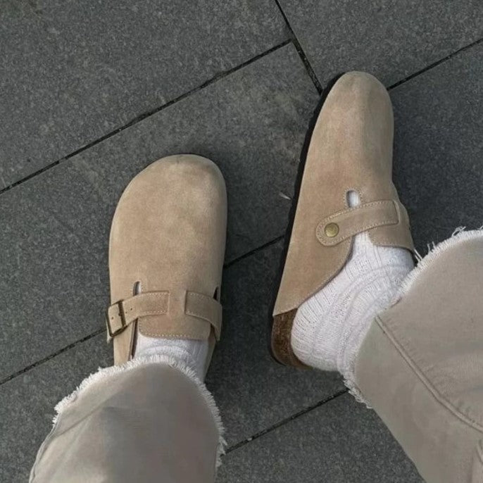 Premium Unisex Leren Boston-Sandalen: Stijl En Kwaliteit In Één