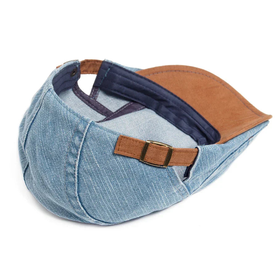 Laluna® | Premium Denim Flat Cap