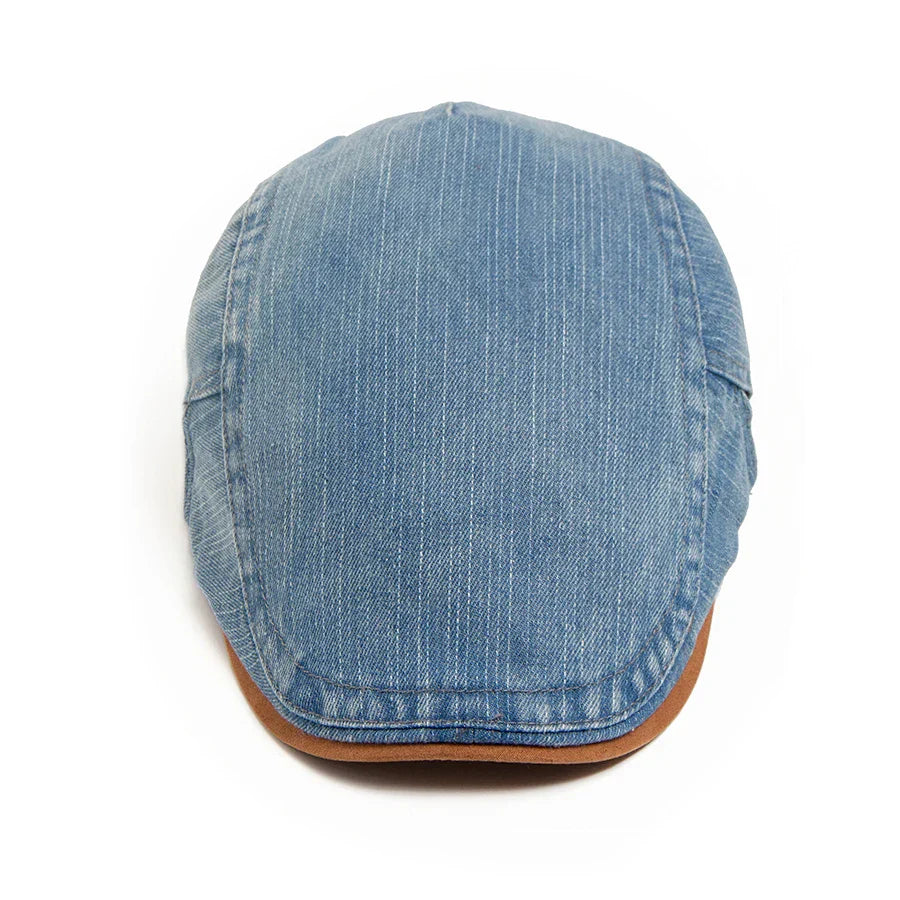 Laluna® | Premium Denim Flat Cap