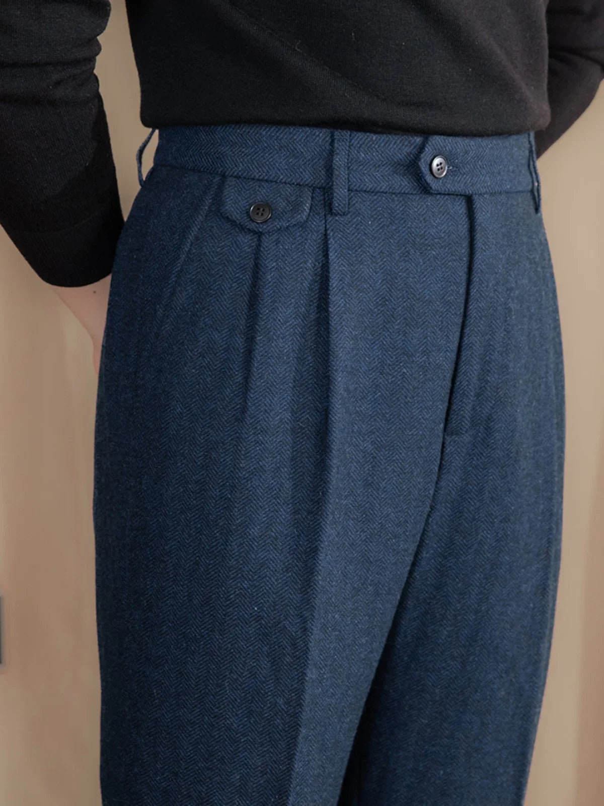 Laluna® | Modieuze Wollen Broek