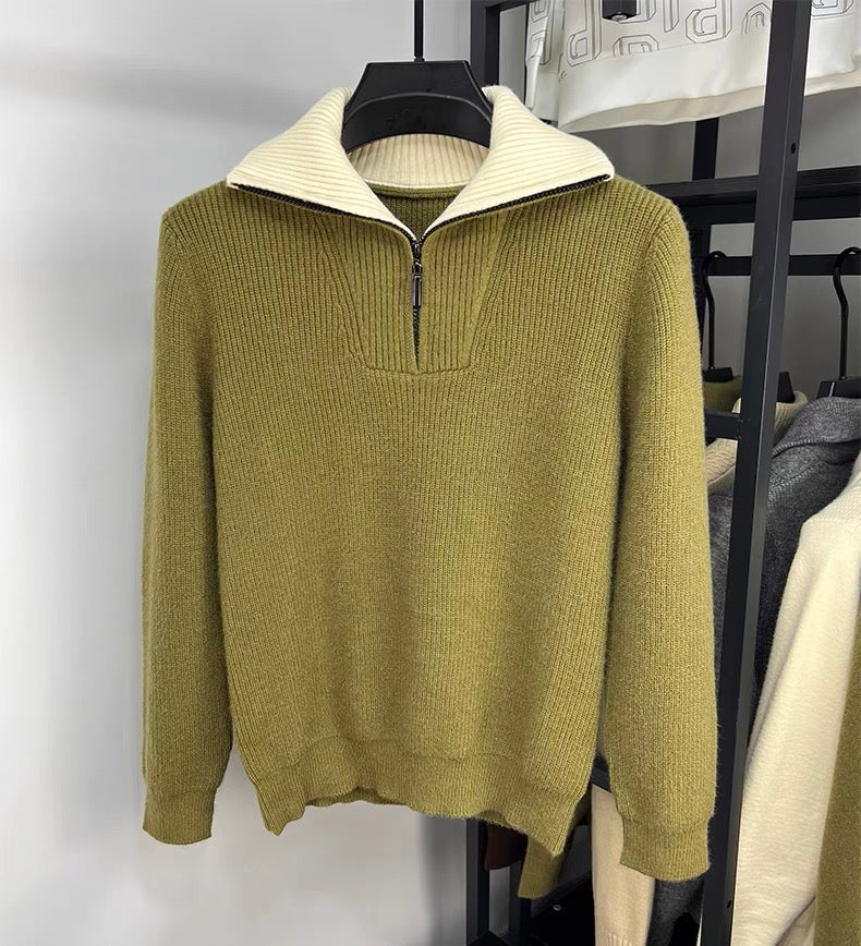 LALUNA® | GERIBBELDE ZIP-UP TRUI