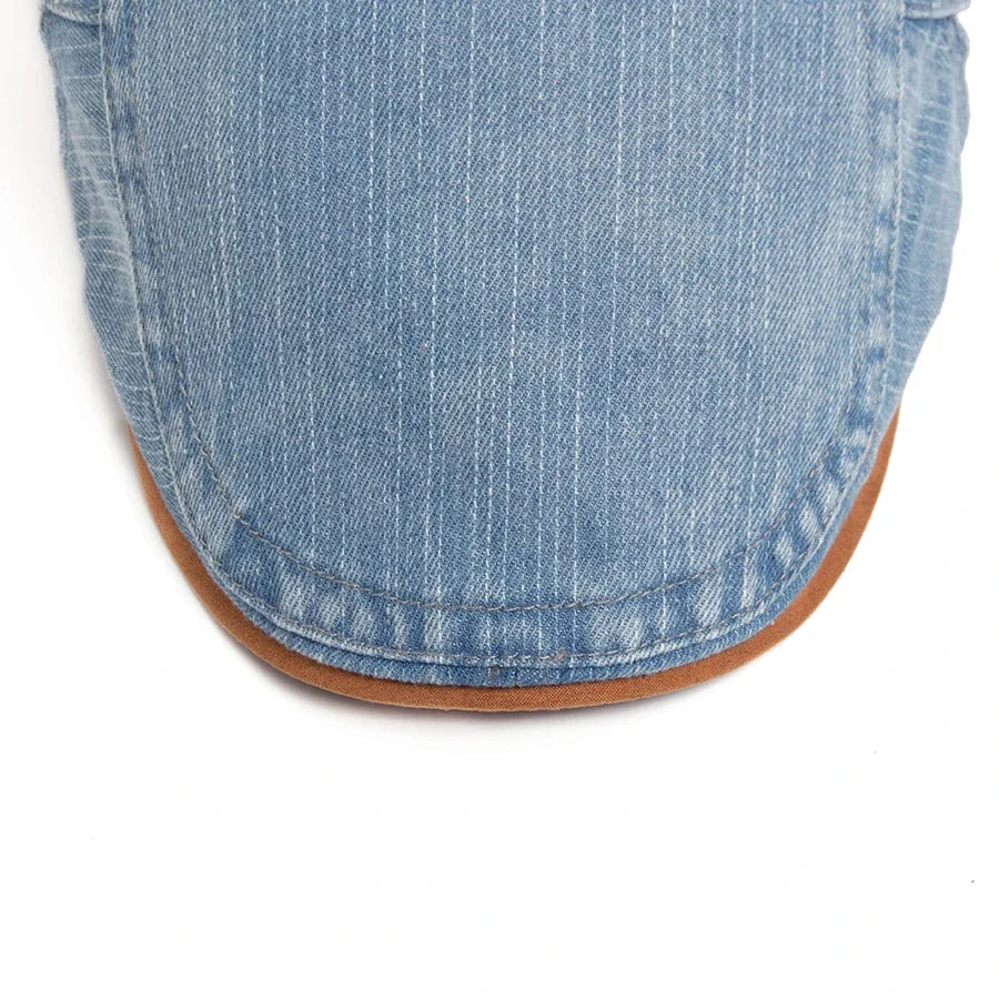 Laluna® | Premium Denim Flat Cap
