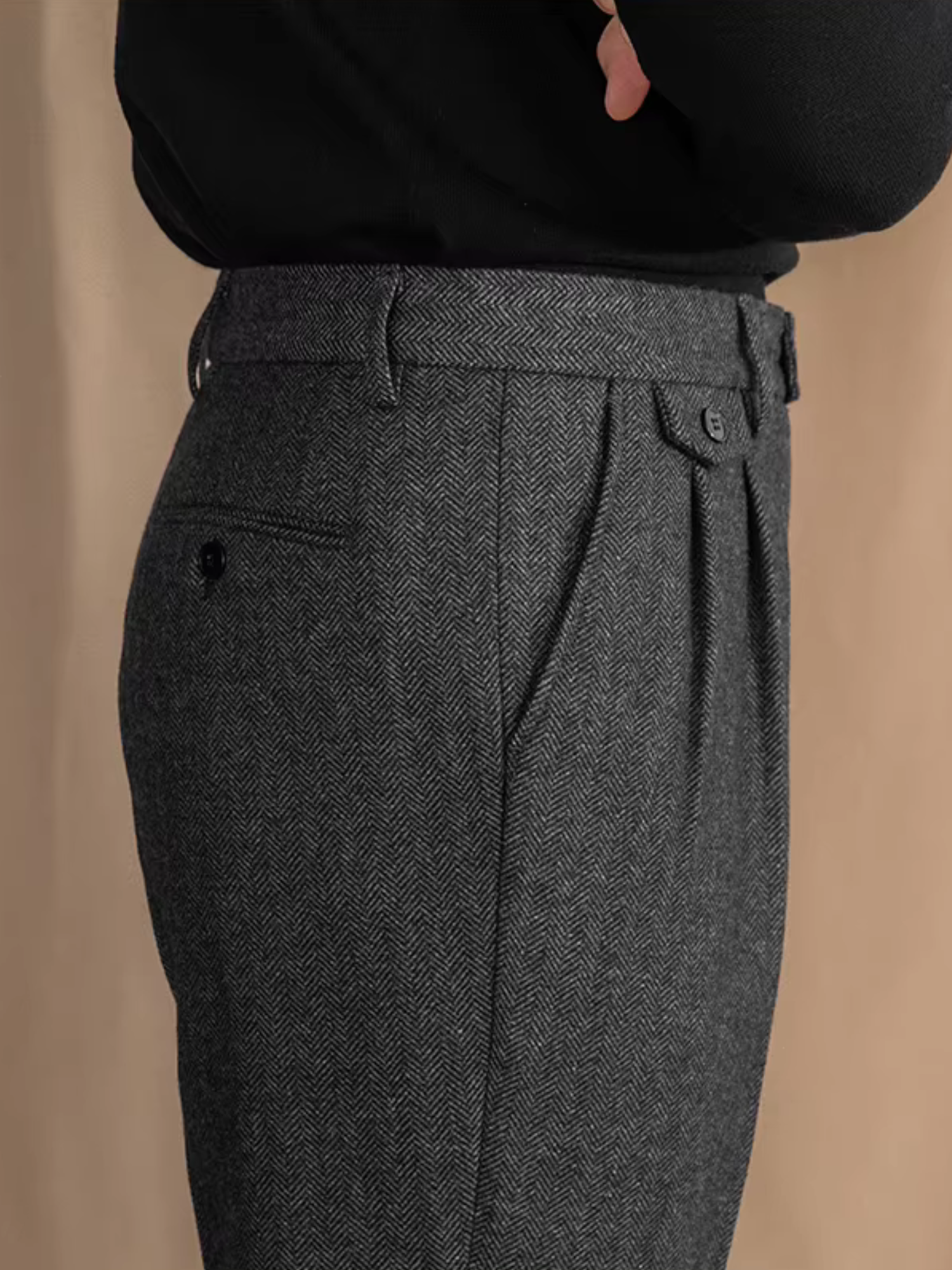 Laluna® | Modieuze Wollen Broek