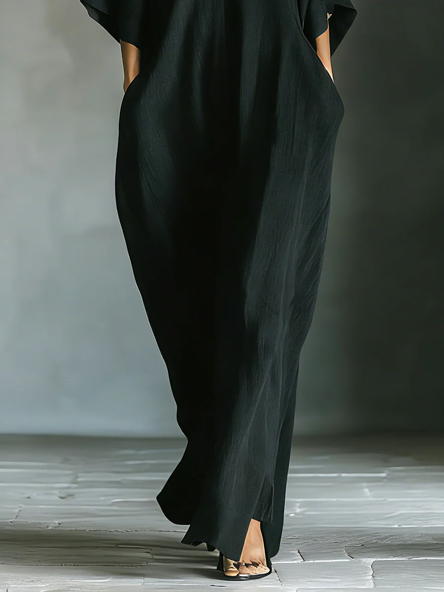 Alessandra • Lange oversized minimalistische jurk