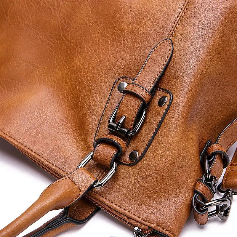 LALUNA® | ELEGANTE LEREN SCHOUDERTAS