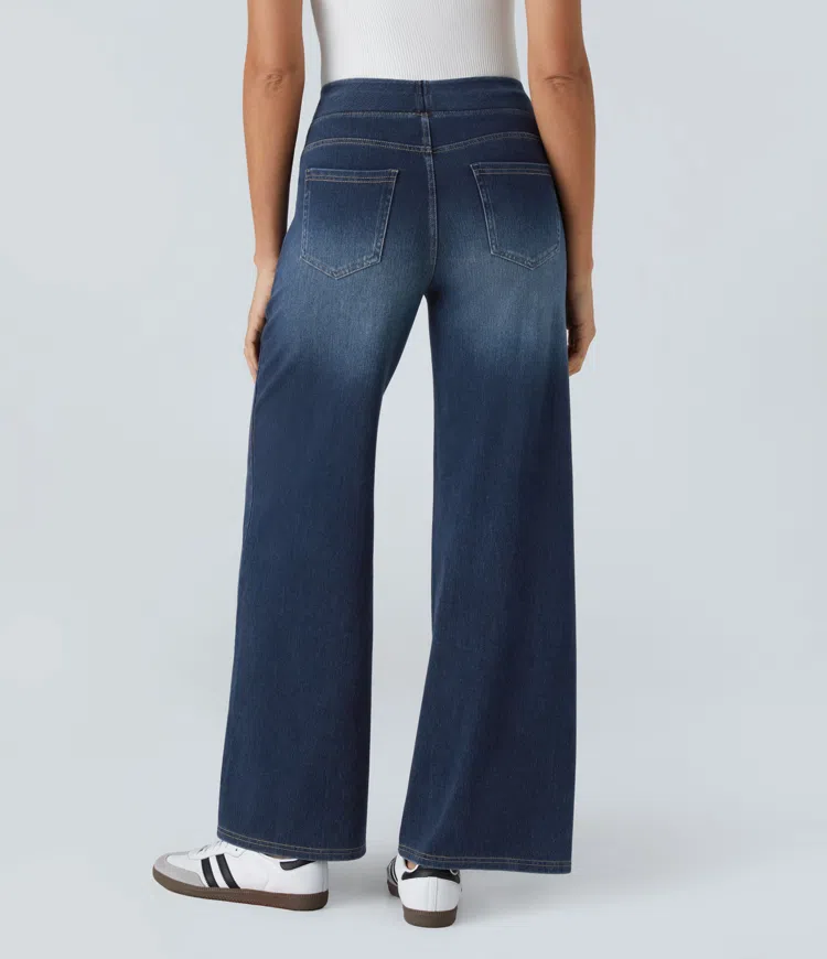 Laluna® | Comfortabele jeans met hoge taille