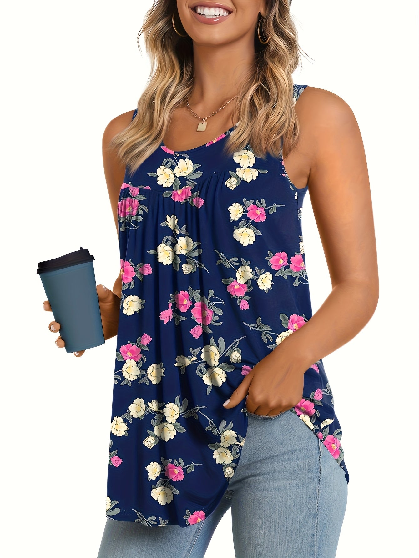 Laluna® | Stijlvolle Hemd met Bloemenprint