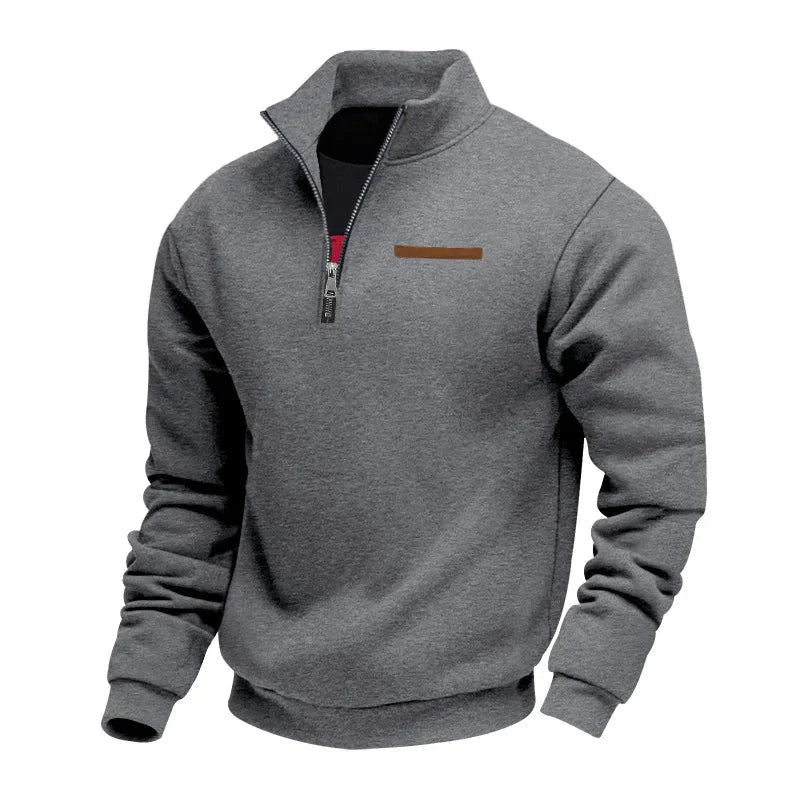 Casual fleece trui voor heren
