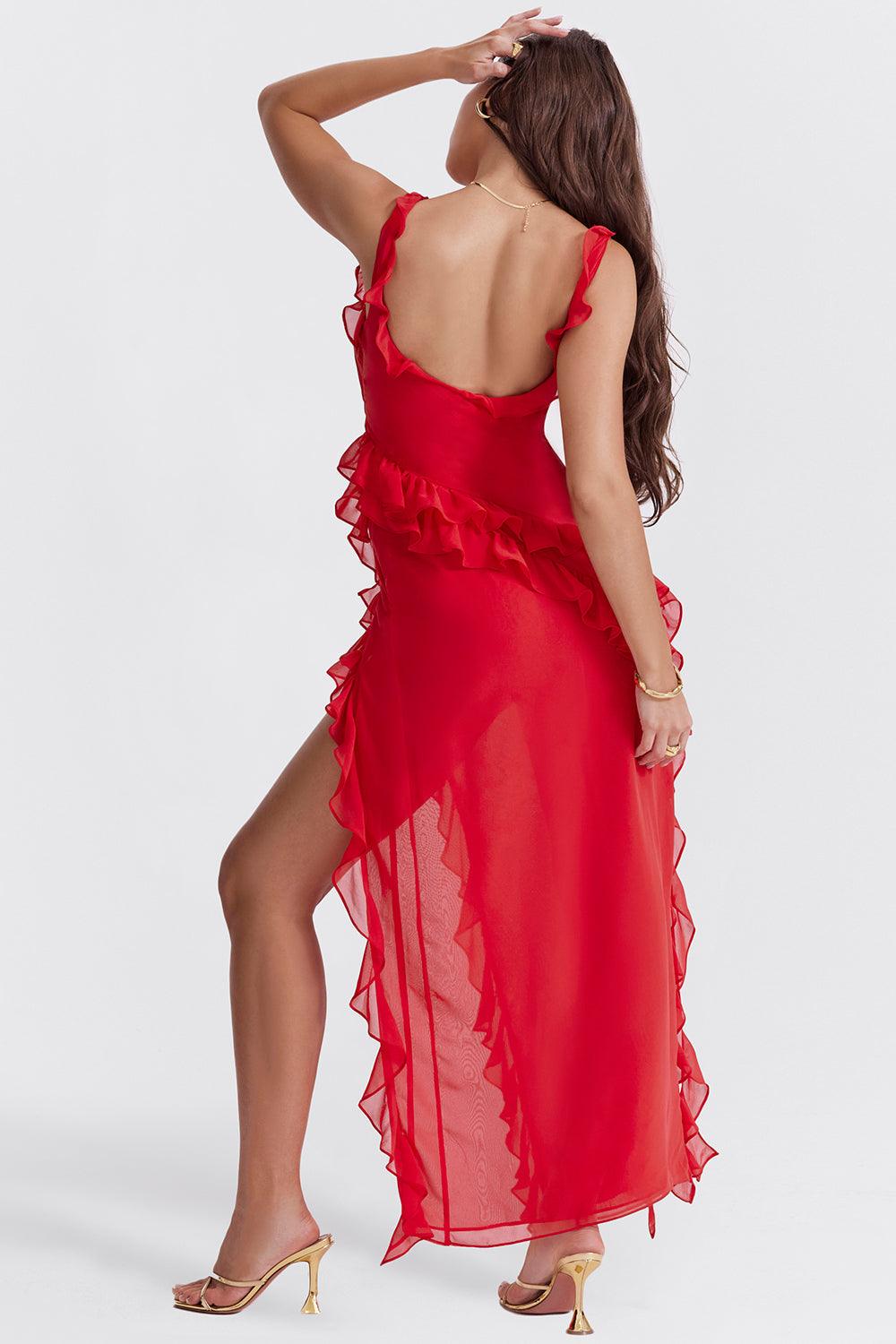 Laluna® | Maxi jurk Met Ruches