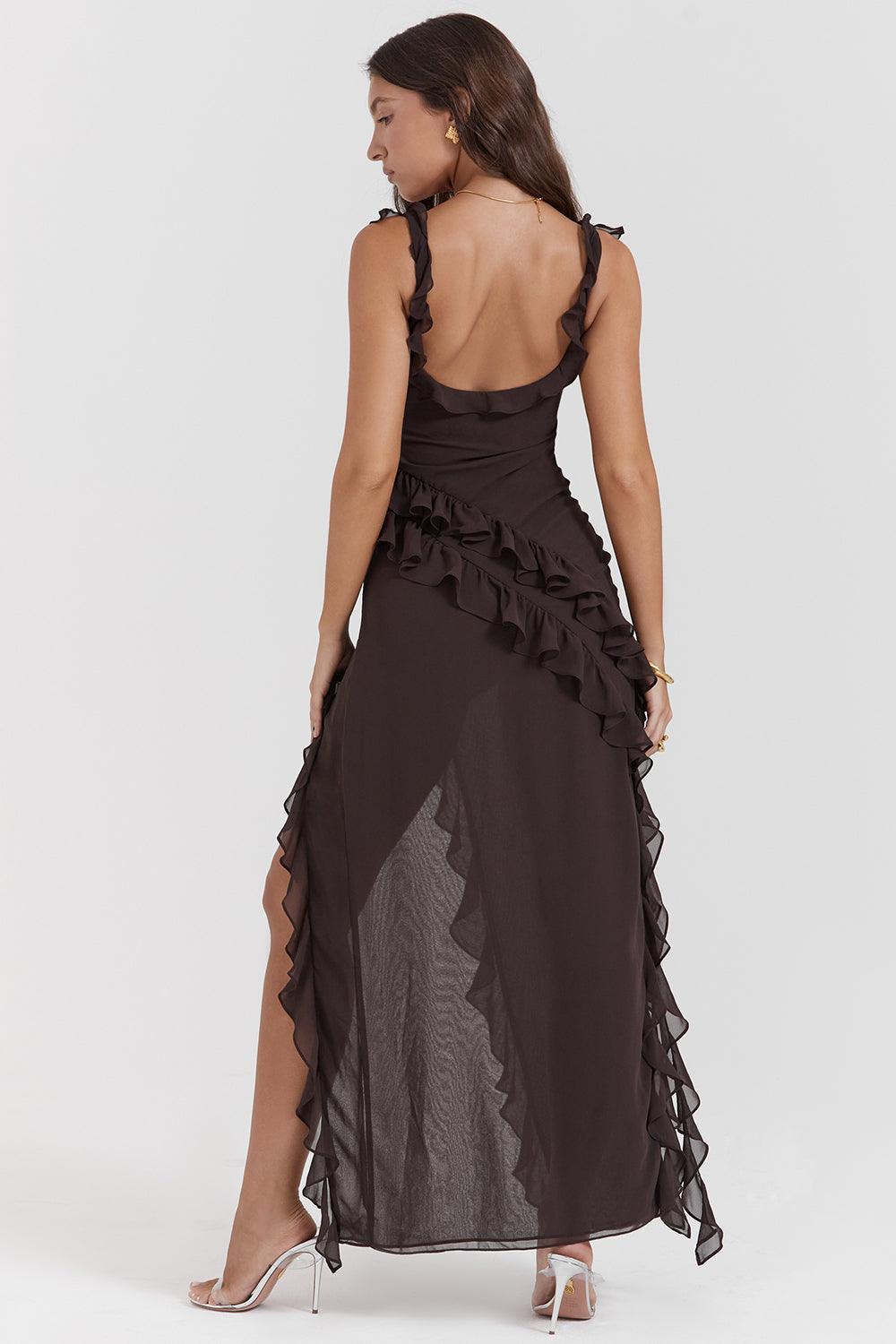 Laluna® | Maxi jurk Met Ruches