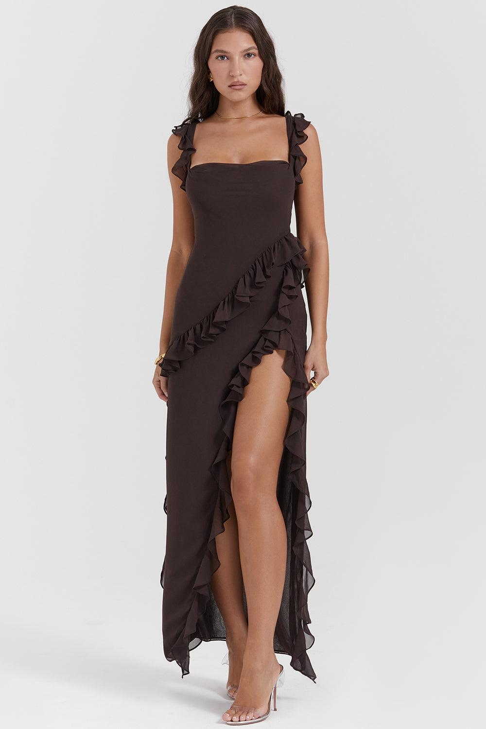 Laluna® | Maxi jurk Met Ruches