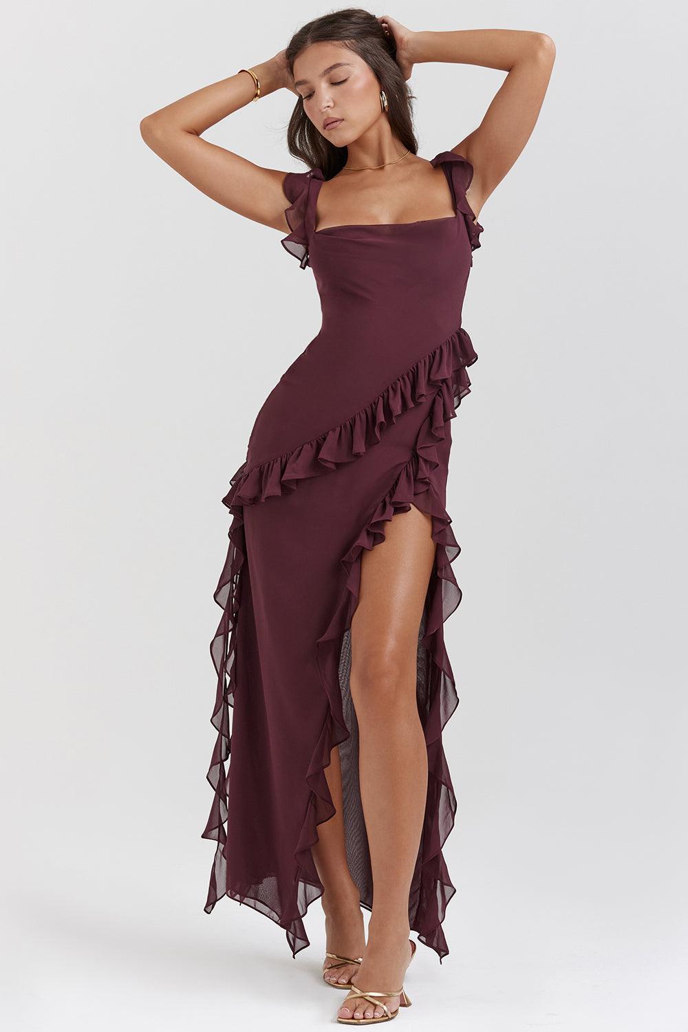 Laluna® | Maxi jurk Met Ruches