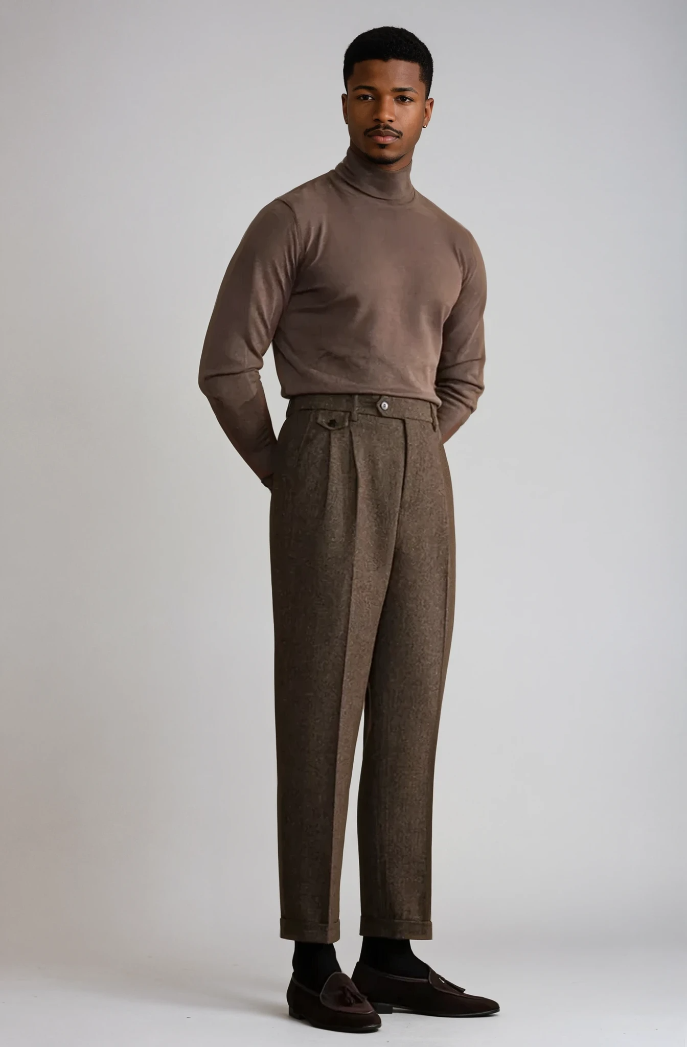 Laluna® | Modieuze Wollen Broek