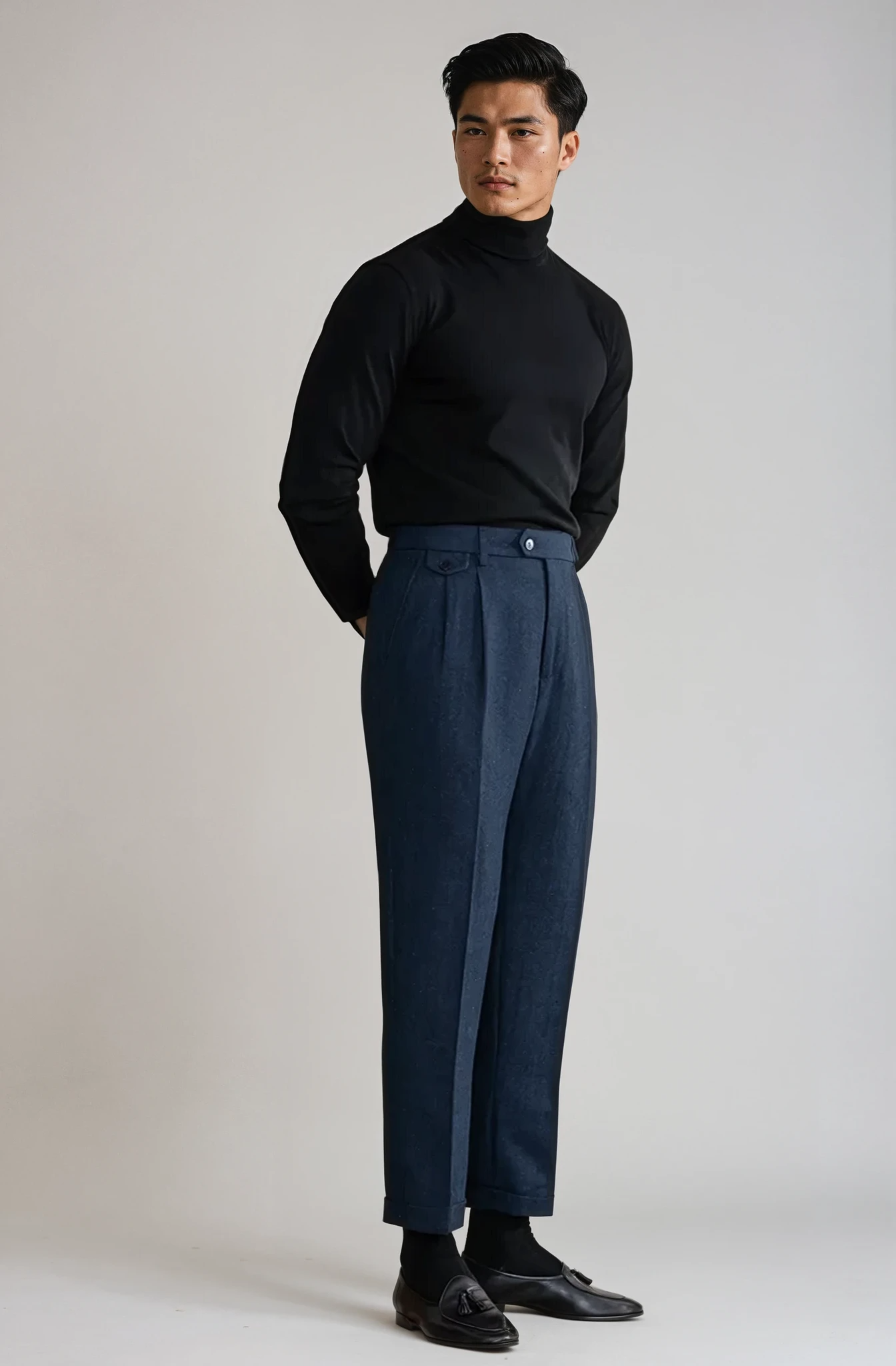 Laluna® | Modieuze Wollen Broek