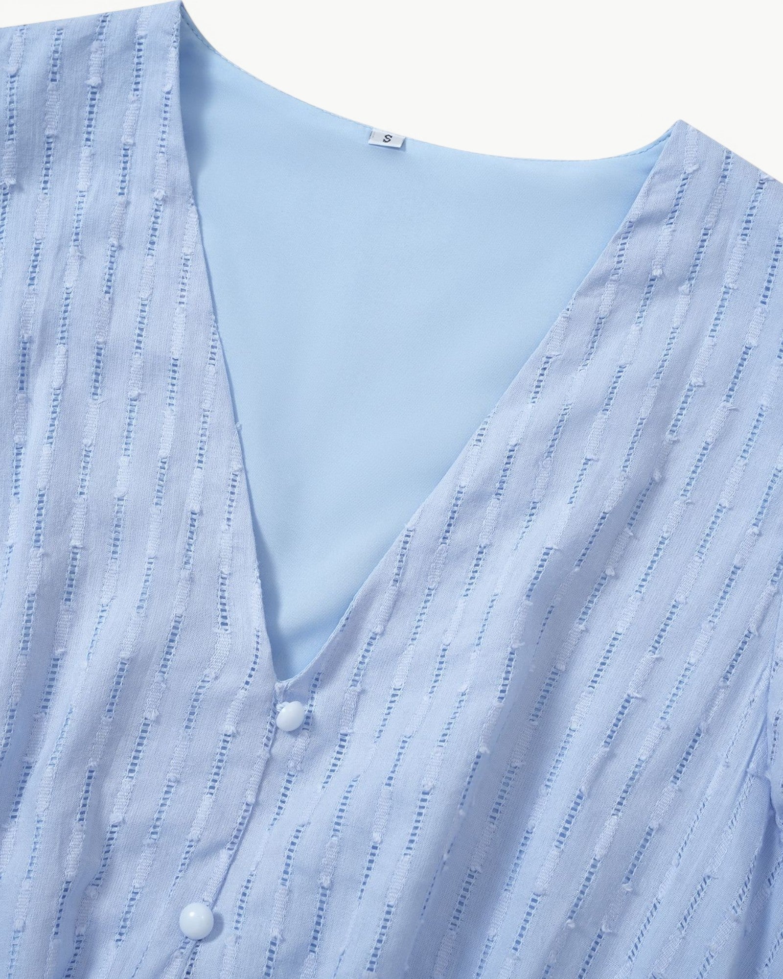 Lara | V-hals midi-jurk