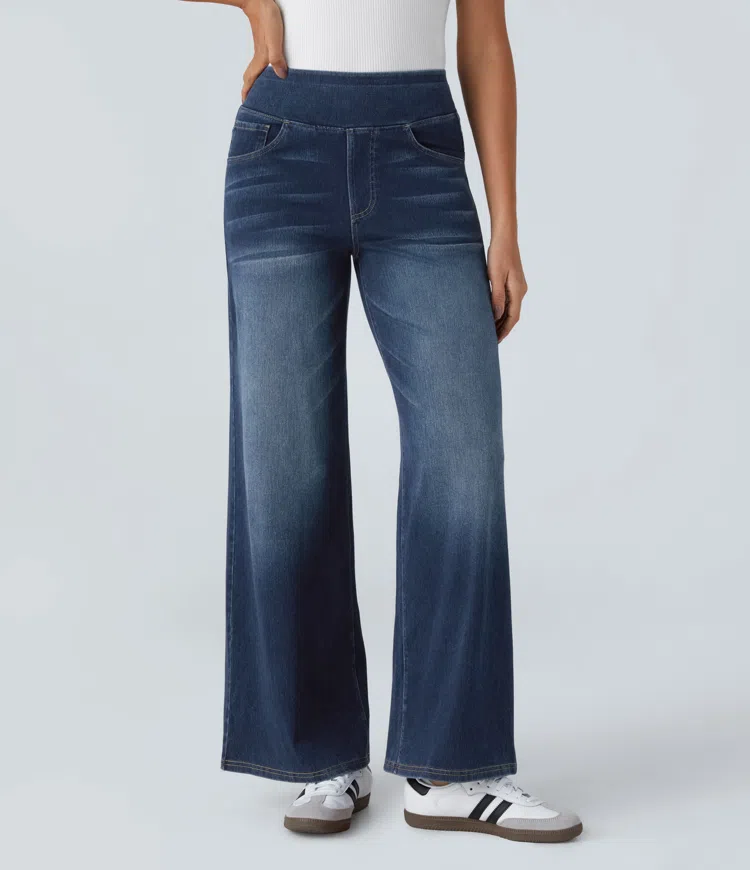 Laluna® | Comfortabele jeans met hoge taille