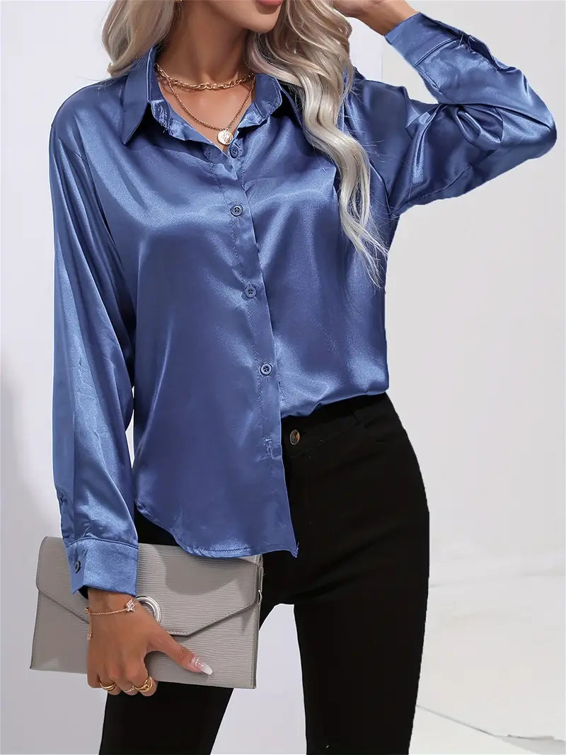 LALUNA® | SATIJNEN BLOUSE