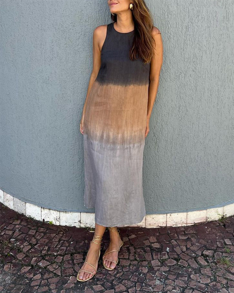 Laluna® | Modieuze Mouwloze Jurk