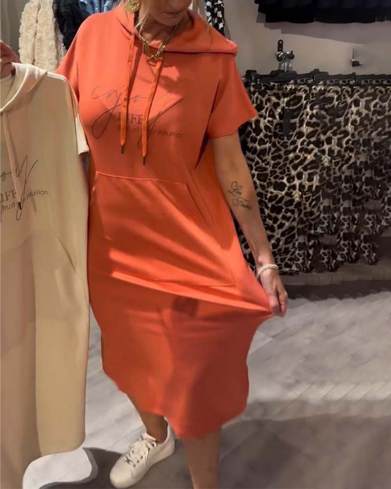 Laluna® | Elegante Jurk Met Capuchon