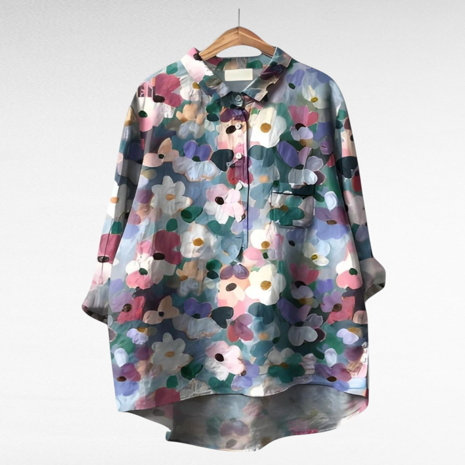 Laluna® | Klassieke Bloemenblouse