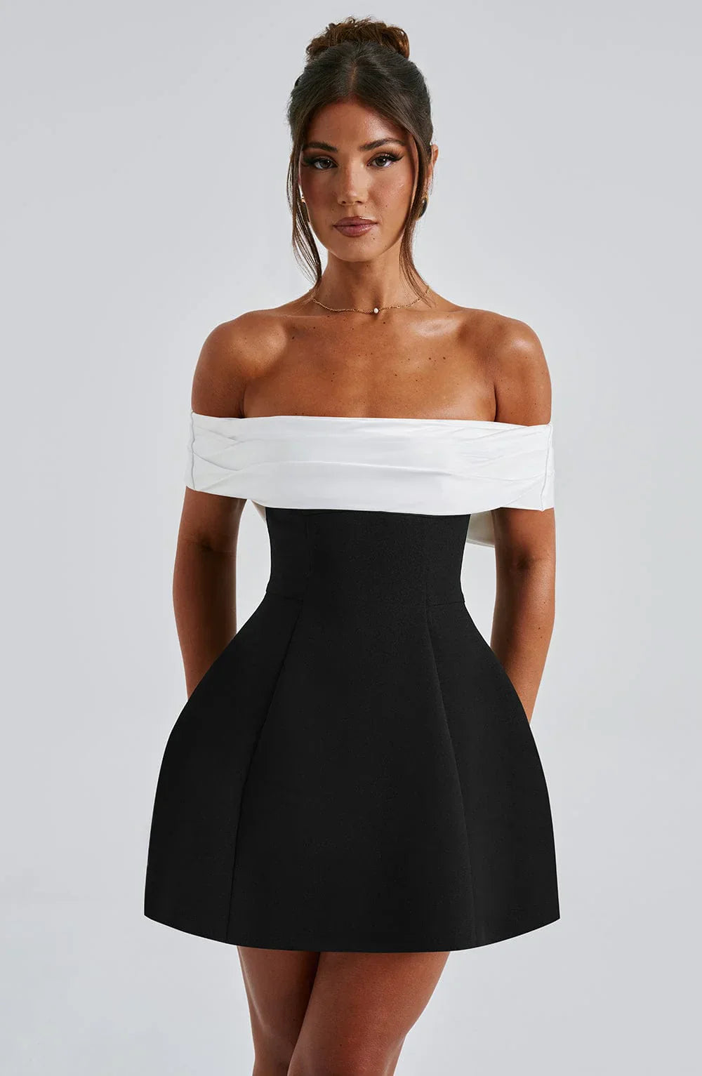 Laluna® | Mini Dress - Black/White