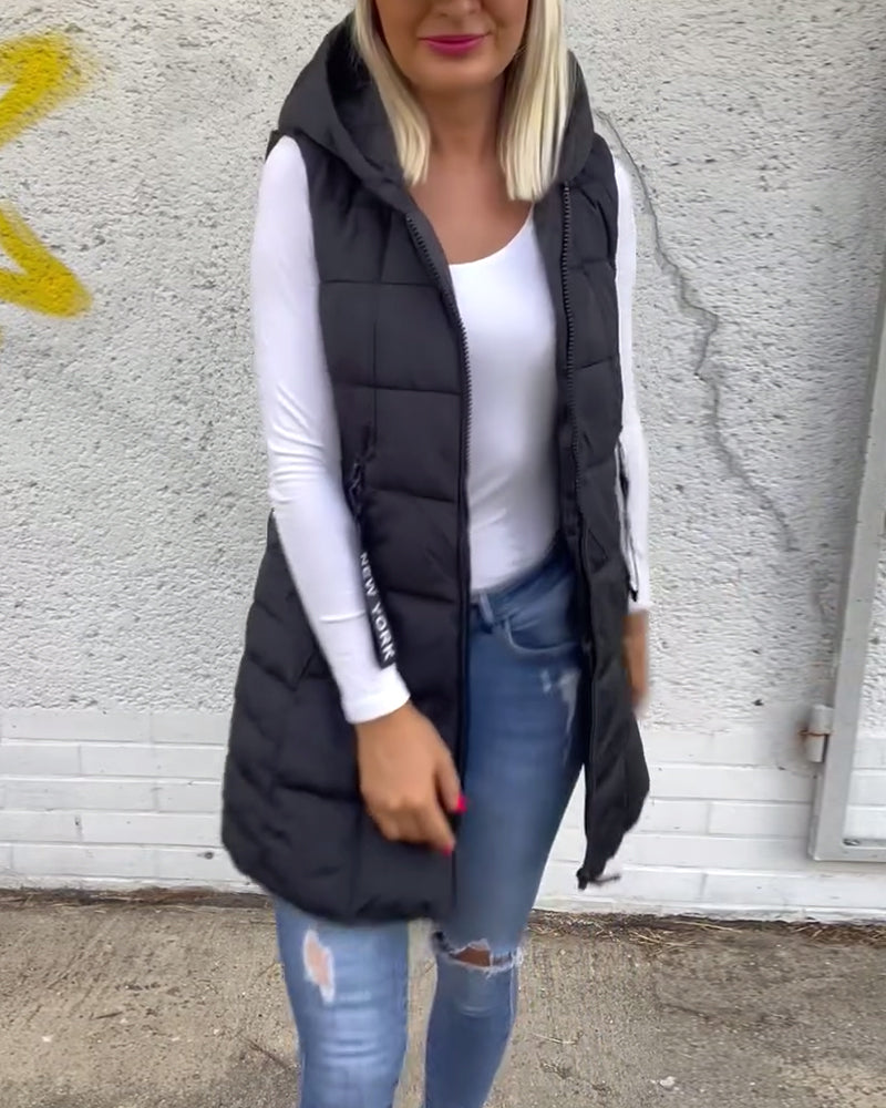 Laluna® | Mouwloze Gewatteerde Jas
