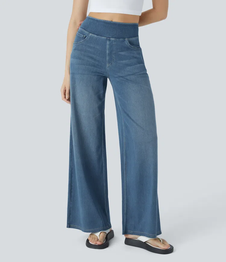 Laluna® | Comfortabele jeans met hoge taille