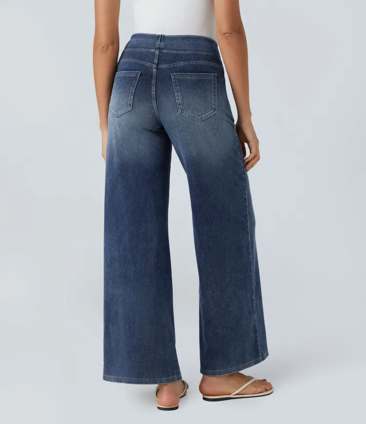 Laluna® | Comfortabele jeans met hoge taille