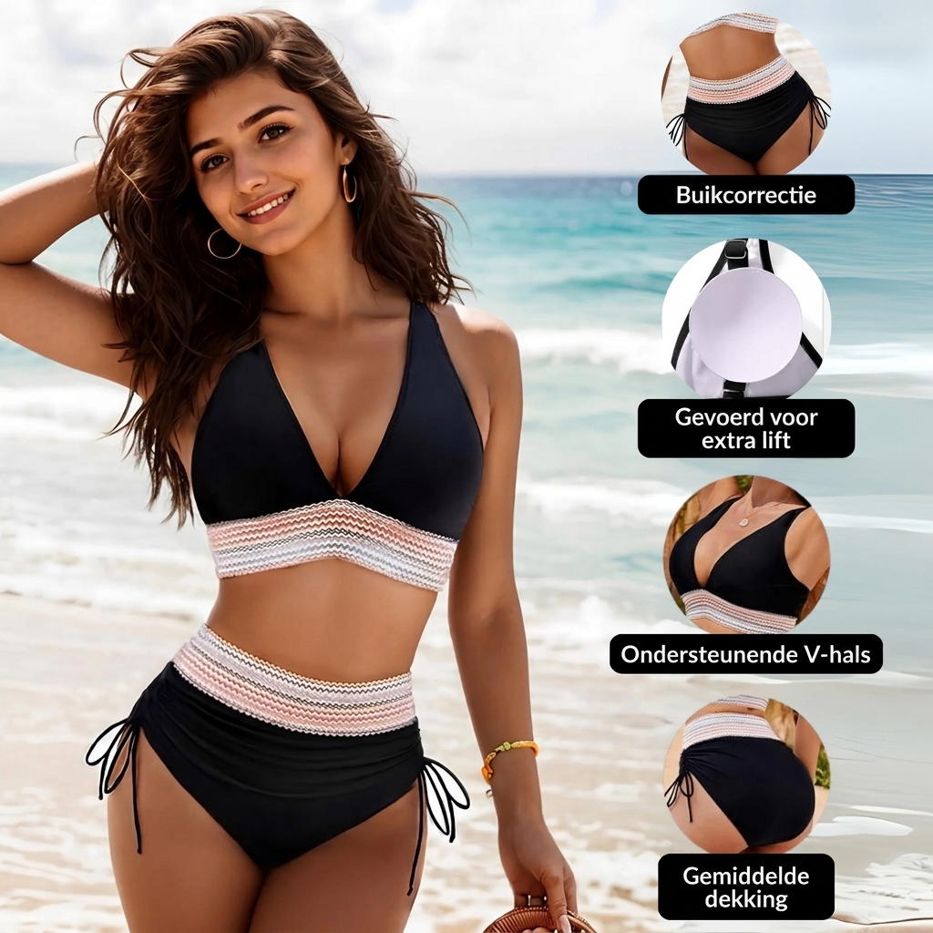 Laluna® - Hoge Taille Bikini Set 1+1 Gratis