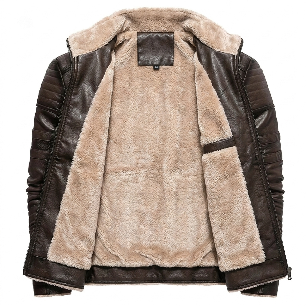 Laluna® | Winter Leren Heren Jas