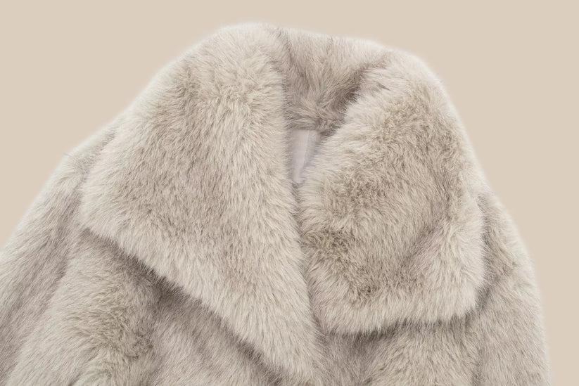 LALUNA® | FAUX FUR COAT